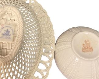 COLLECTION ASSORTED BELLEEK, IRISH DRESDEN, B&G ARTICLES
