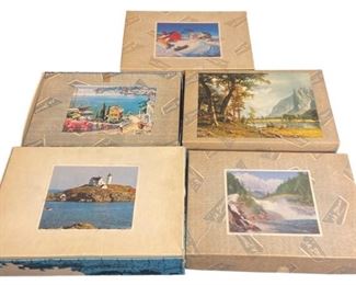 COLLECTION J.K STRAUS WOOD PUZZLES
