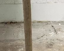 Vintage cast iron tamper