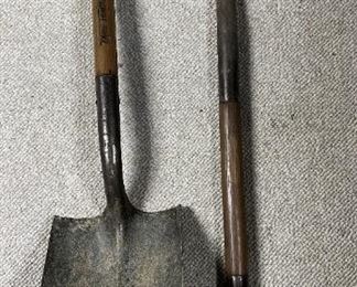 Shovel and pitchfork