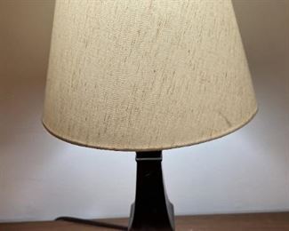 small wood lamp