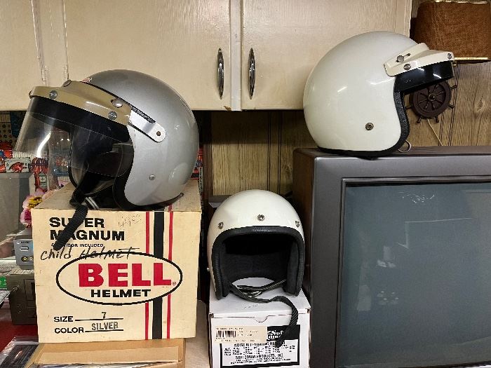 VINTAGE BELL RACING HELMETS 