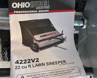 LAWN SWEEPER NEVER USED
