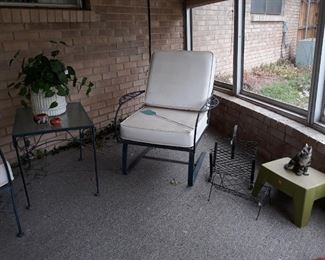 Vintage wrought iron patio furniture