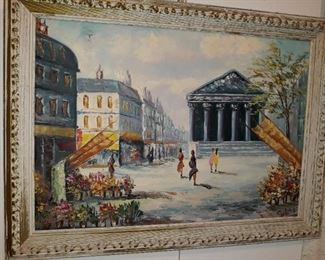 Original 1960's oil painting