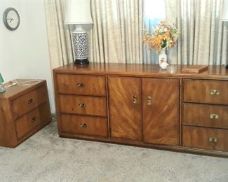 Vintage dresser and matching nightstand