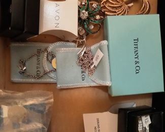 Tiffany Sterling Silver Necklace and matching bracelet 