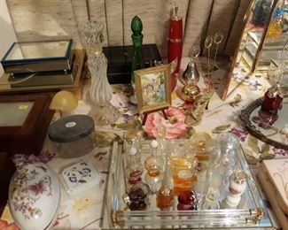 Vintage perfume bottles