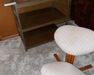Vintage reverse chair and cart