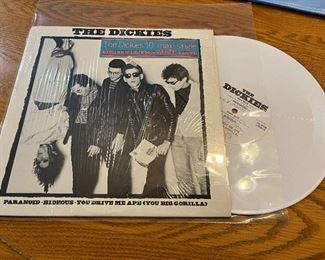 THE DICKIES WHITE VINYL RECORD