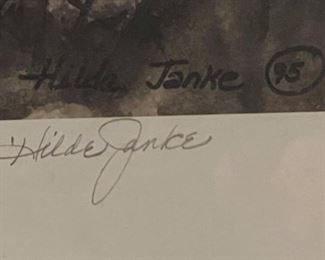SIGNED HILDE JANKE 