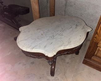 MARBLE TOP TABLE 