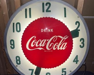 VINTAGE COCA-COLA CLOCK 