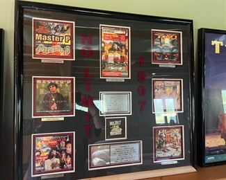 MASTER P FRAMED CD'S NO LIMIT RECORDS 197 