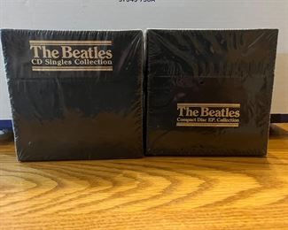 SEALED! THE BEATLES CD SINGLES COLLECTION AND THE BEATLES COMPACT DISC EP COLLECTION 