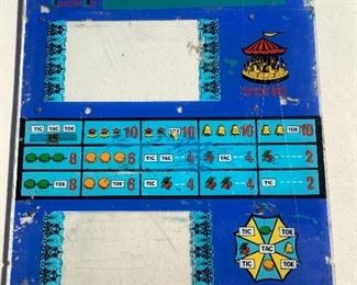 PlexiGlass "Double Deci Slot Machine" Sign