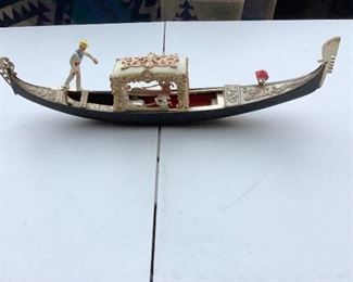 Vintage Toy Gondola Boat