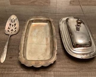 Silver Plate Serving Lot