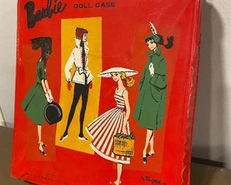 Vintage 1961 Red Ponytail Barbie Doll Case Mattel