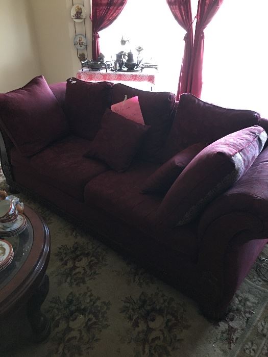 Burgundy Sofa - Great shape