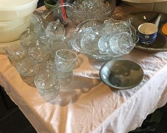 Punch bowl & cups
