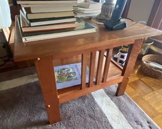 mission style end table