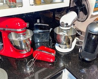 Kitchen Appliances... KitchenAid Mixers, Nespresso Machine, and more!