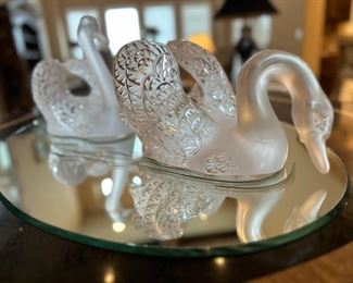 Lalique swans