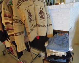 Some of the vintage ladies clothing