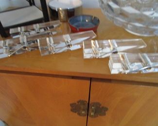 Lucite vintage paperclips