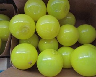 Rare yellow Japanese floats