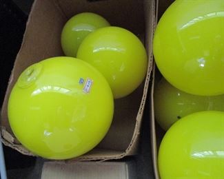 Rare yellow Japanese floats