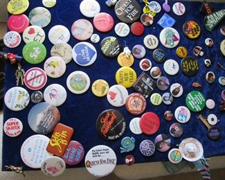 Tons and tons of buttons/pins
