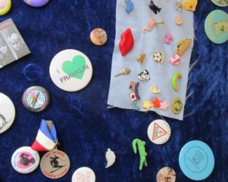 Tons and tons of buttons/pins