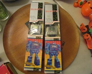 Vintage robot watches