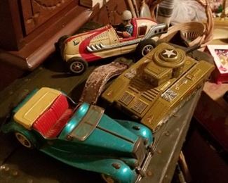 1960s tin toys some 1950s