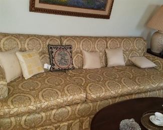 2 nice vtg sofas reupholstered 