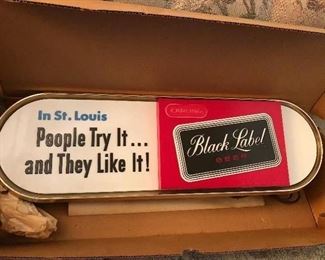 Black Label Beer Lighted Sign 