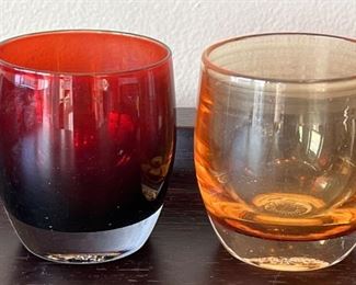 Glassybaby Grateful Red Other Clear Orange