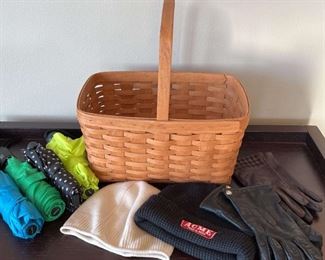 Longaberger Basket, Coach Gloves Accessories