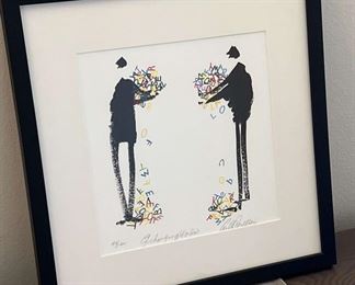 Leo Posillico Giclee Exchanging Words