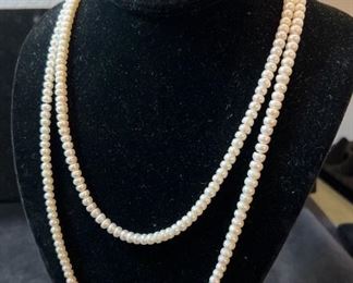 Two Mabe Pearl Strands