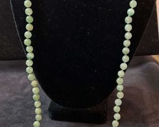 Jadeite Necklace Earrings