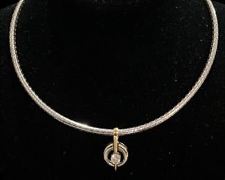 18k gold & Diamond necklace purchased at Turgeon-Raine Jewelers in Seattle in 2002.