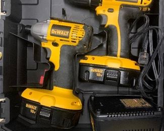 DeWalt Impact Drill and Regular Drill