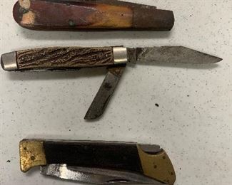 1971 Case Single Blade and 2 other knives