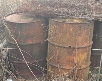 Several barrels