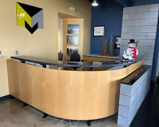 Custom "Reception Desk"