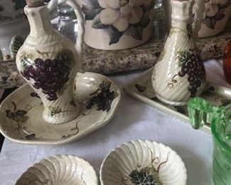 Coordinating oil service pieces