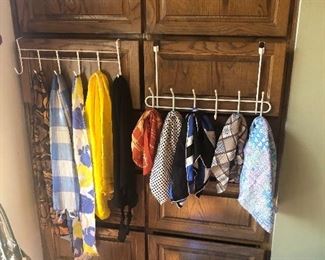 The beginning of 122 scarves